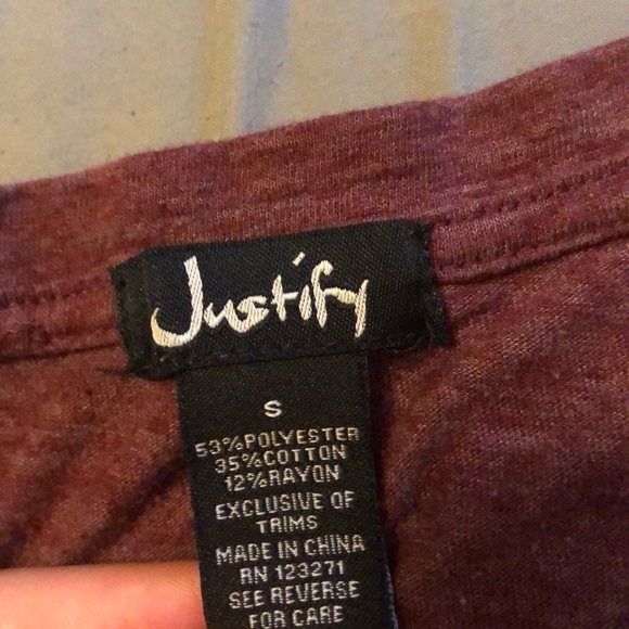 Maroon pocket tee - Picture 2 of 2